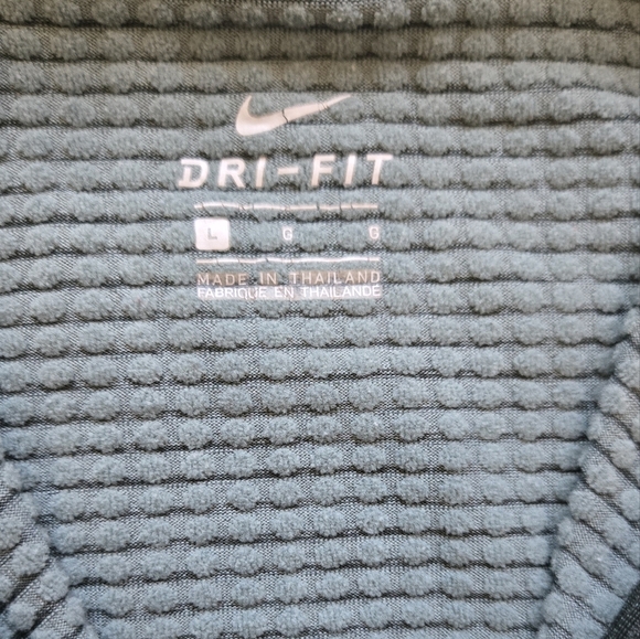 Nike Sweater Womens Therma Teal Dri-fit Run Long Sleeve Pullover Size Large - Picture 6 of 13